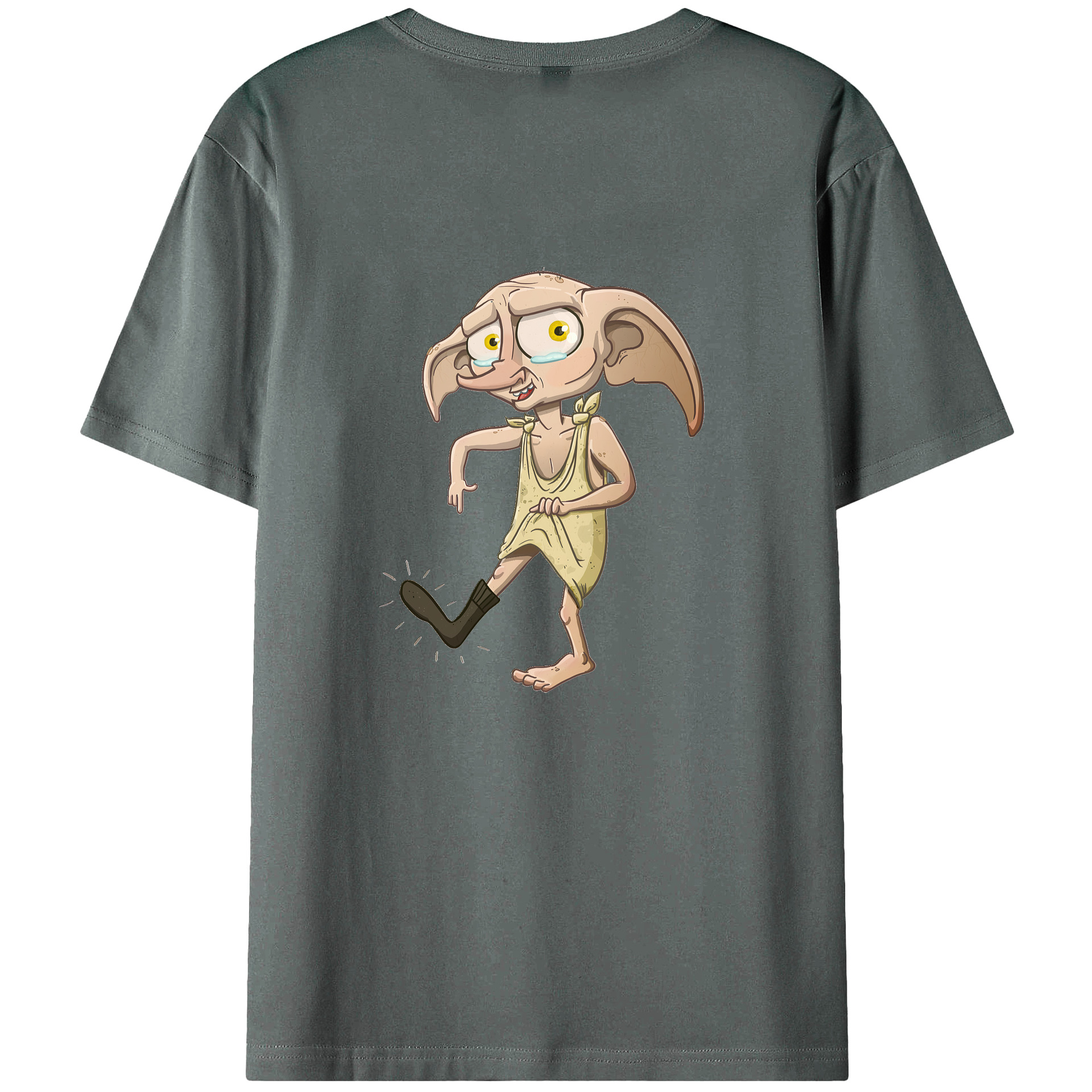 （画像用） Harry Potter ハリー・ポッターシリーズ 綿100％ メンズ半袖Tシャツ（バックプリント） 通気性